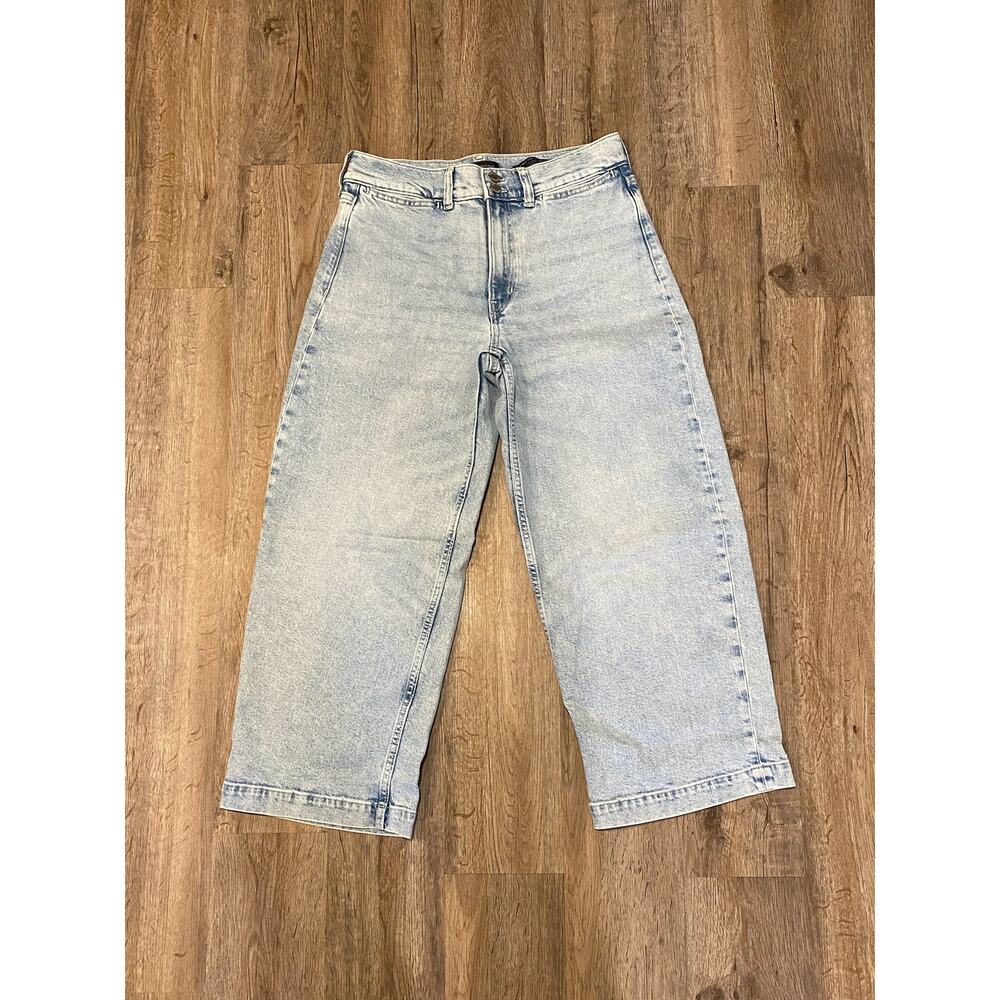 Banana Republic Light Wash Wide Leg Jeans
